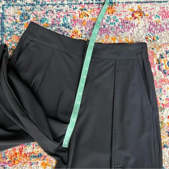 Athleta Pinnacle High Rise Wide Leg Black Cargo Trousers Pants Women's 8 - Picture 16 of 16